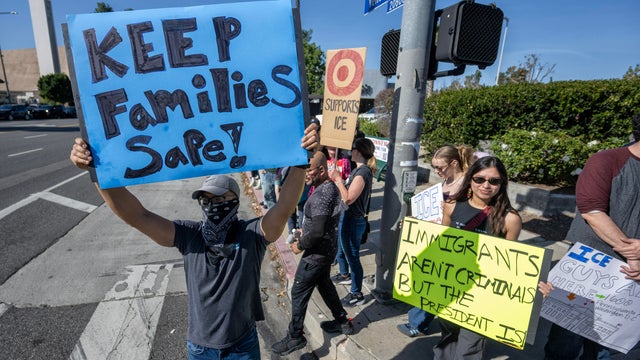 ICE and Target Protesters in Los Angeles 
