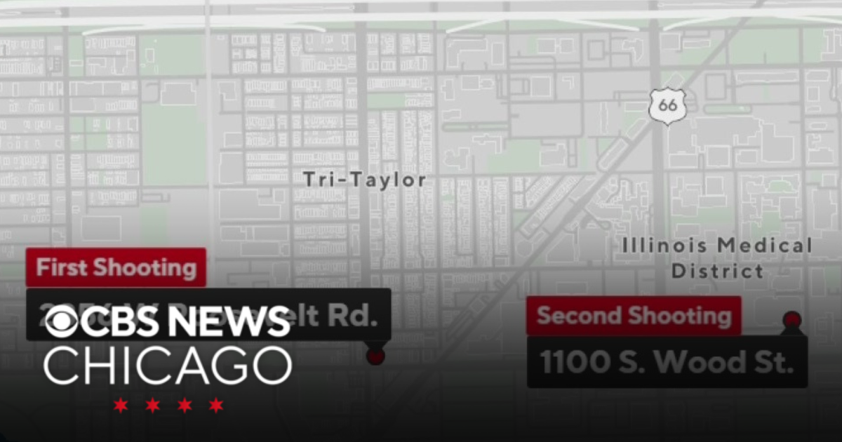 2 separate shootings on West Side leave 3 dead, 1 hurt - CBS Chicago