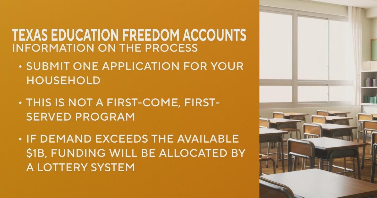 How to apply for TEFA for school choice program in Texas - CBS Texas