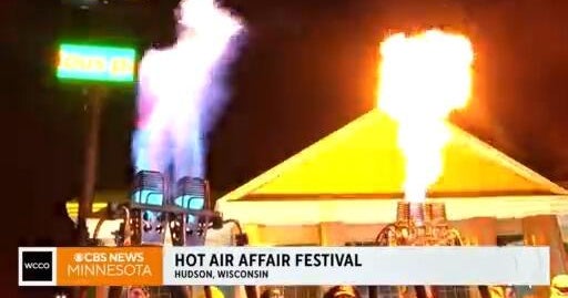 Hot Air Affair soars over western Wisconsin