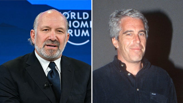 Photos of Howard Lutnick and Jeffrey Epstein 
