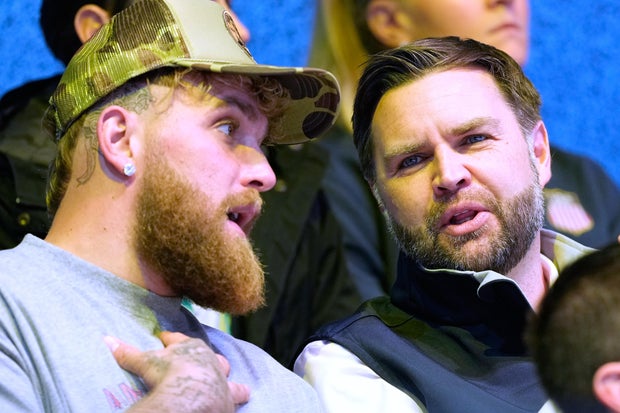 Jake Paul joins Vance to watch U.S. women's hockey team win Olympic match