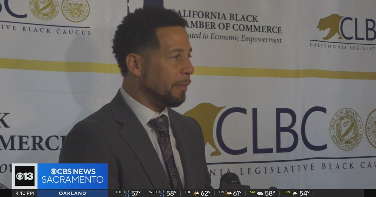 Sac State president Luke Wood speaks at annual California Black Business Brunch