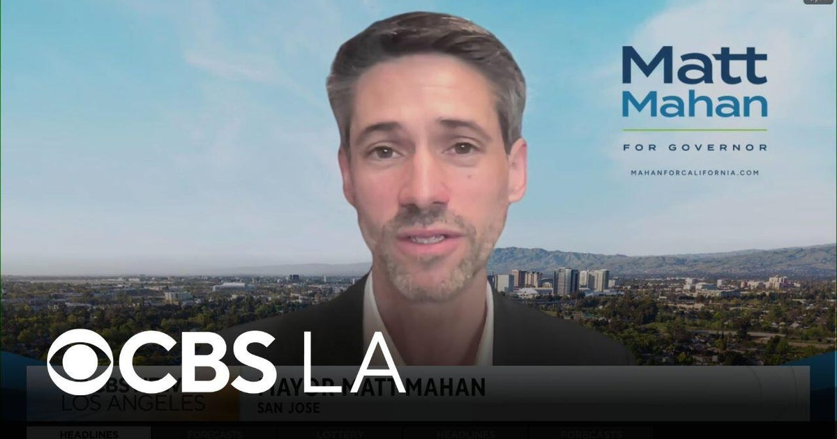 San Jose Mayor Matt Mahan talks about his bid for California Governor ...