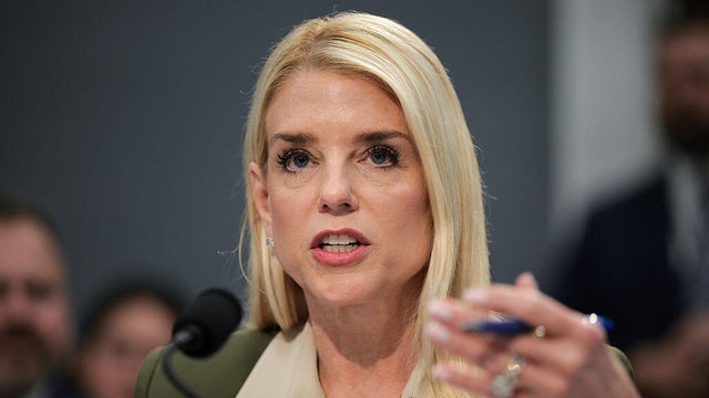 Attorney General Pam Bondi testifies before the House Appropriations Committee at the U.S. Capitol in Washington, D.C., on June 23, 2025. 