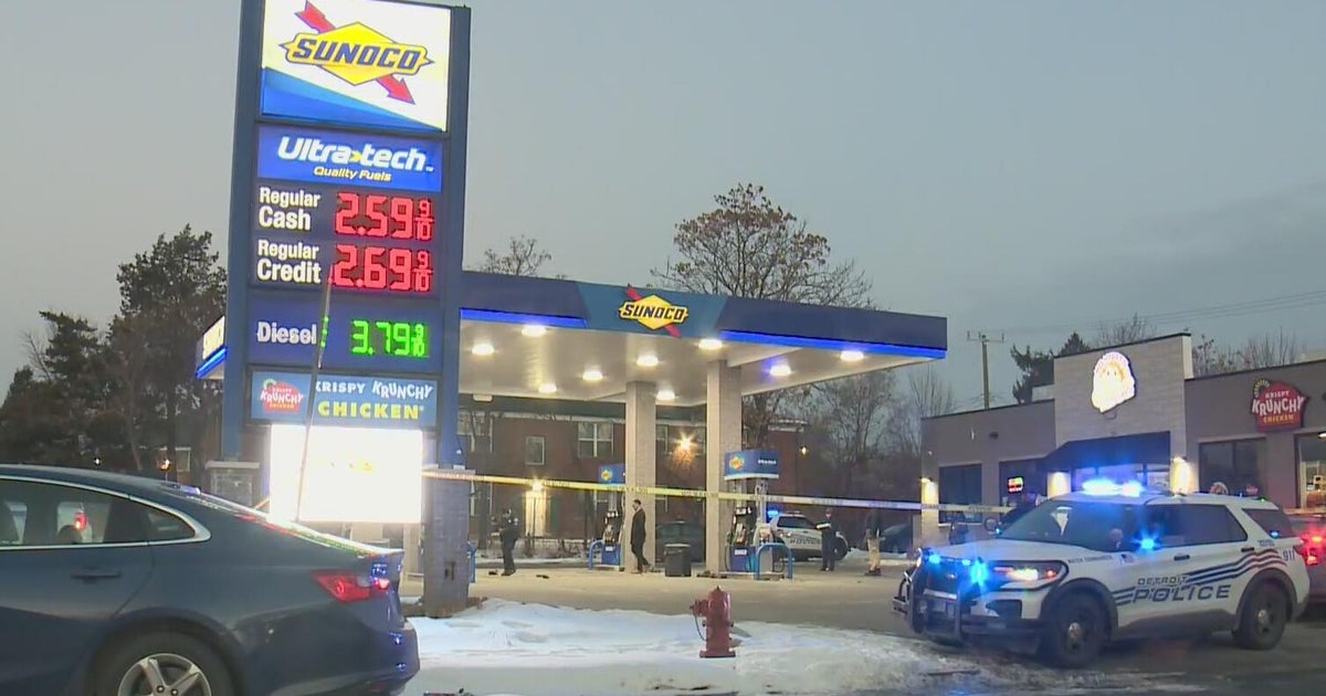 Man dead after suspect runs him over at Detroit gas station, police say ...