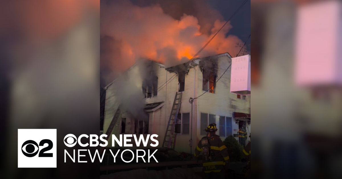 Large fire engulfs New Jersey home on Tuesday morning