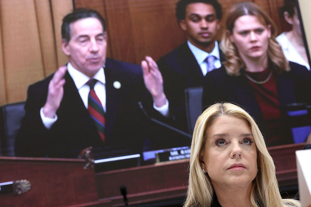 Bondi faces heated questions on handling of Epstein files at House hearing