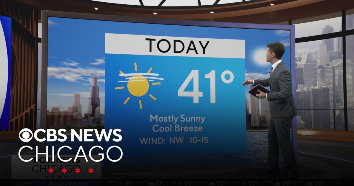 Chicago weather: Mostly sunny, mild Wednesday