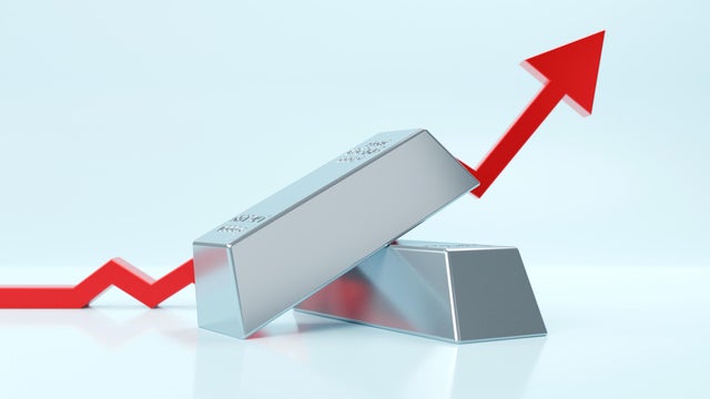 Gold Bars And Financial Graph 