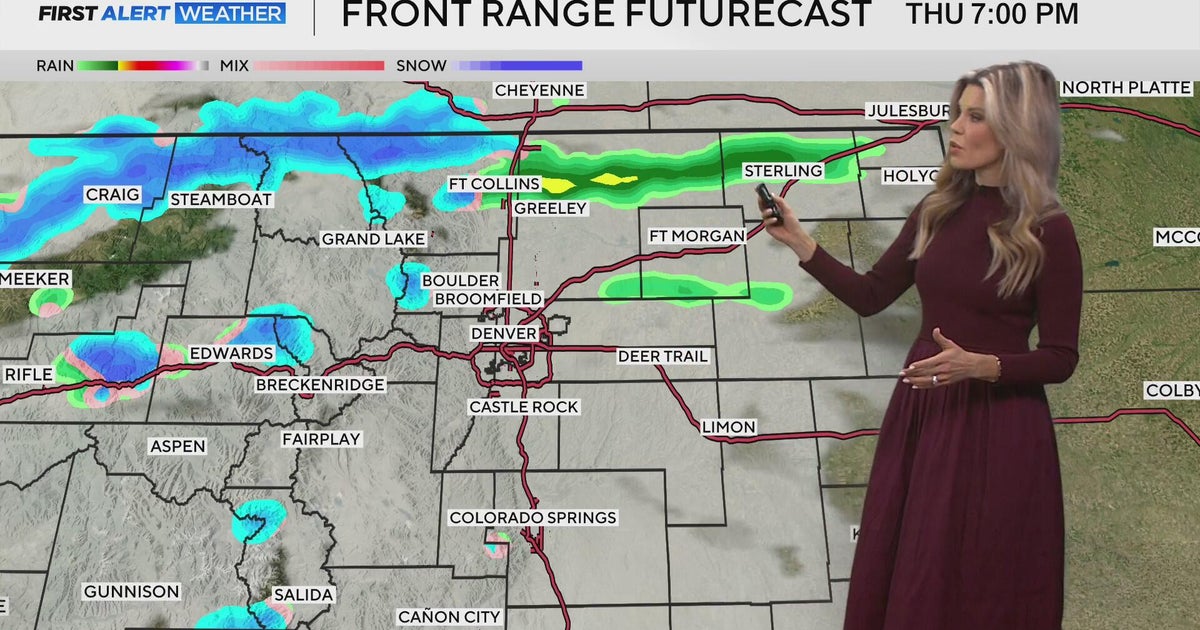 Chances for rain in Denver Thursday and Friday