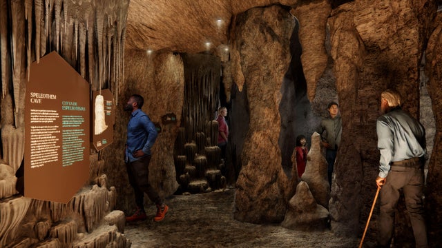 Platte Canyon High School student Christal (cq) Ruelas looks at the newly named Colorado mineral, rhodochrosite, at the Denver Museum of Nature and Science. Students from teacher John Ghist's Earth Science class at Platte Canyon High School in Bailey sugg 