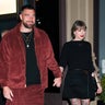 Taylor Swift and Travis Kelce 