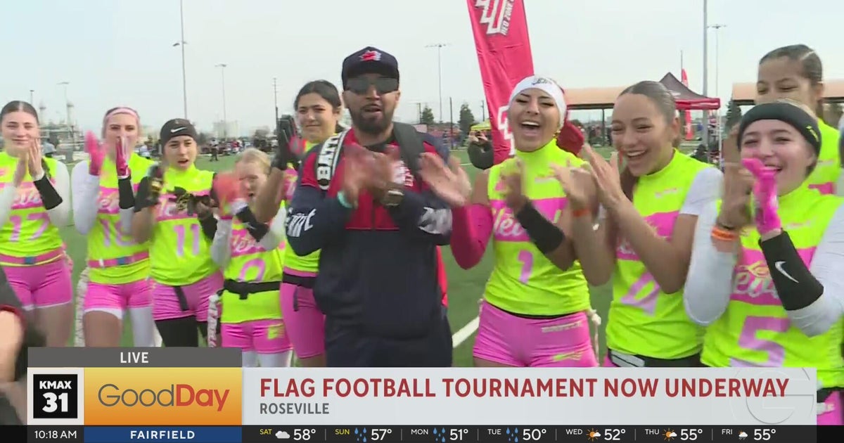 Kids are showing their flag football skills at this tournament in Roseville!