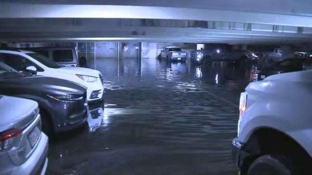 Spring Garden parking garage floods as water gushed from ceiling 