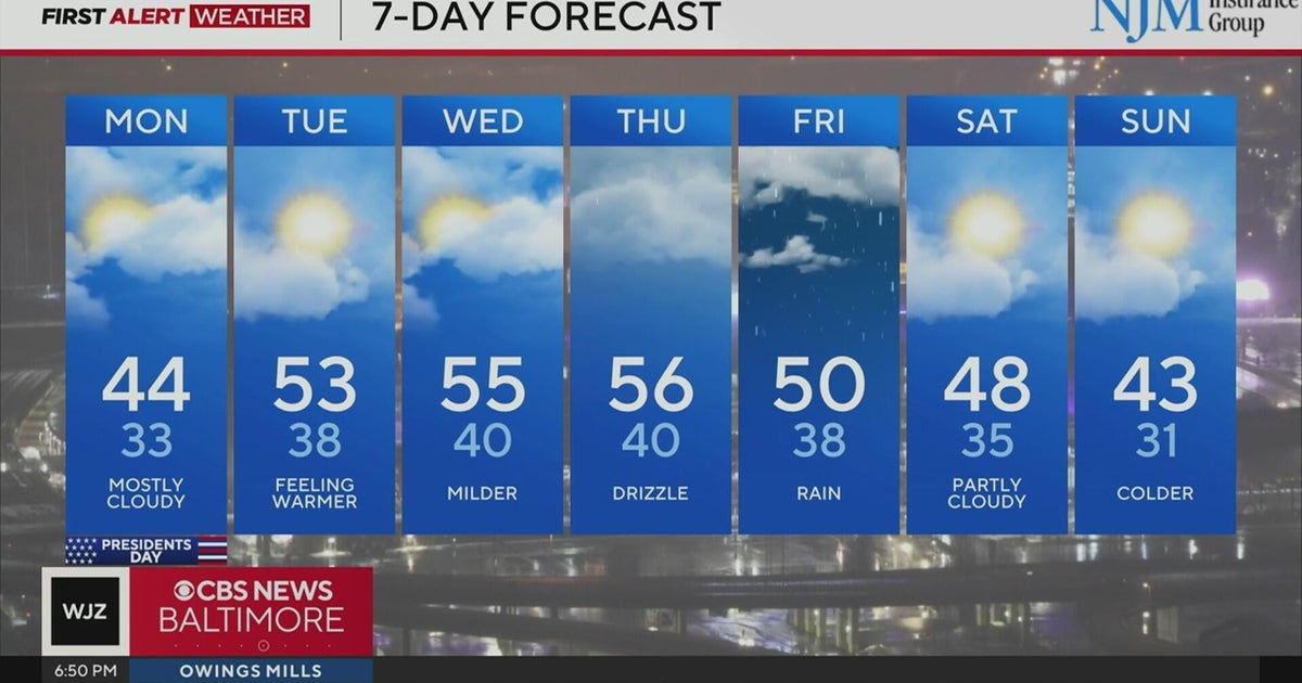 Maryland warms into the 50s this week