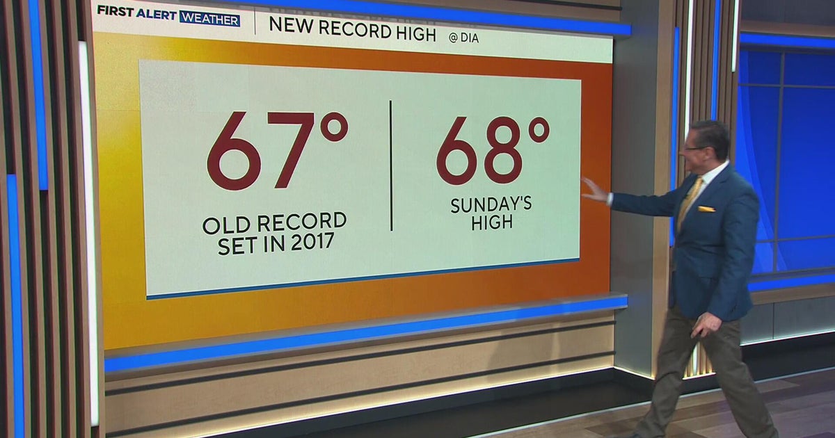 Denver sets a Record High for Sunday making the fire danger worse - CBS ...