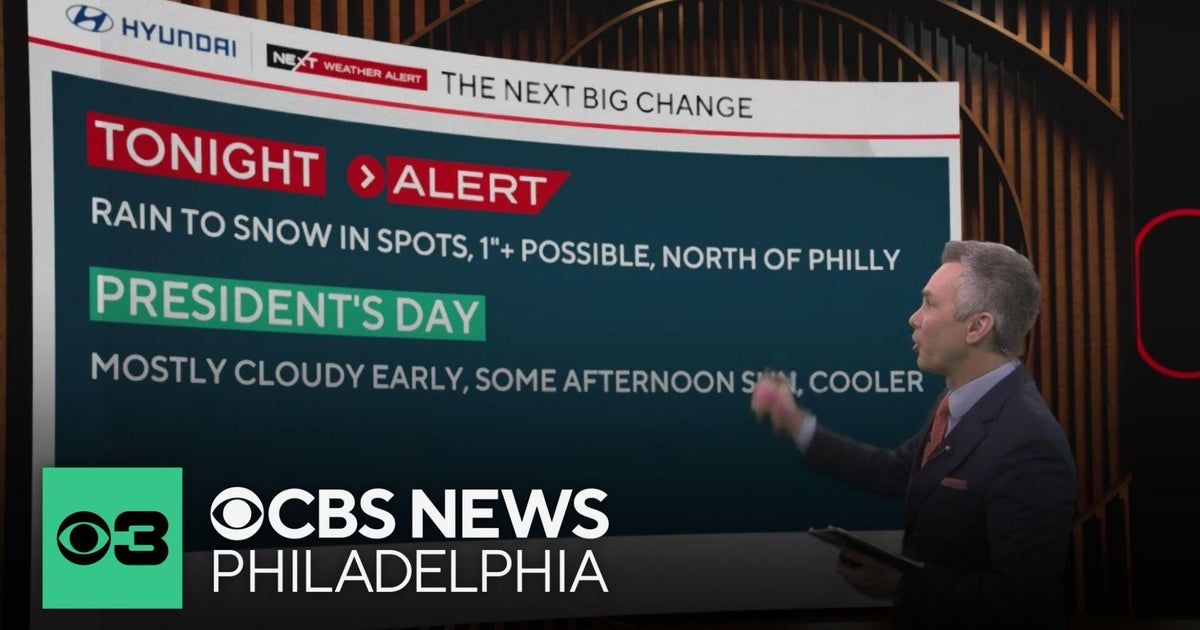 Rain and some snow hit Philadelphia region Sunday night into Monday ...