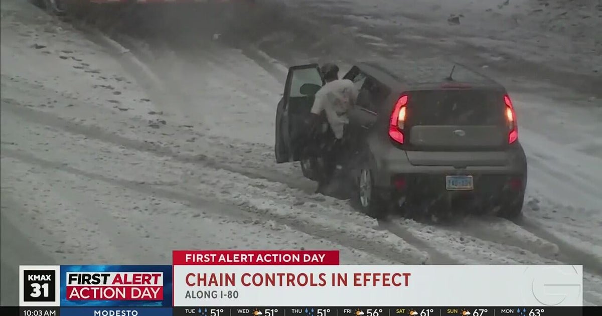 Tracking Sierra road conditions as storm coats high country