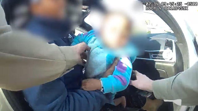 Maryland State Police Trooper Saves Choking Baby 