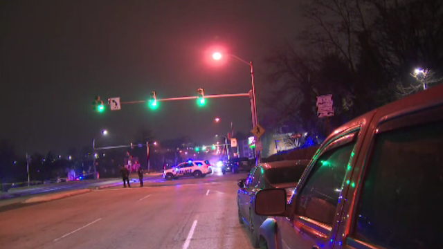 Police lights crime scene 