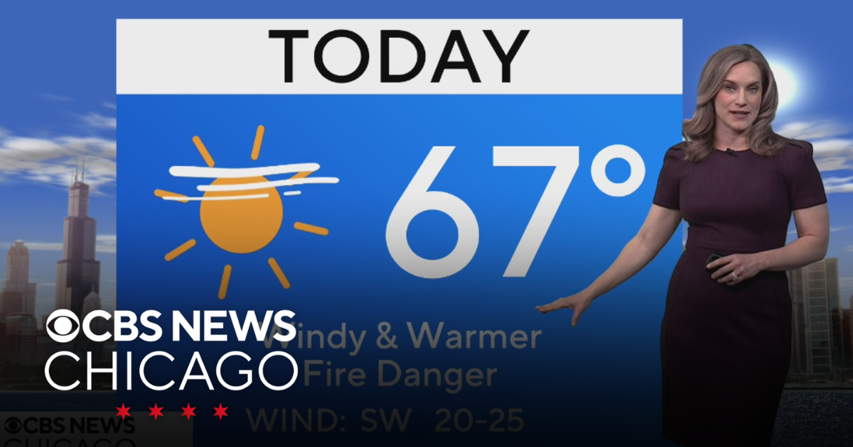 Highs in the upper 60s on Wednesday in the Chicago area - CBS Chicago