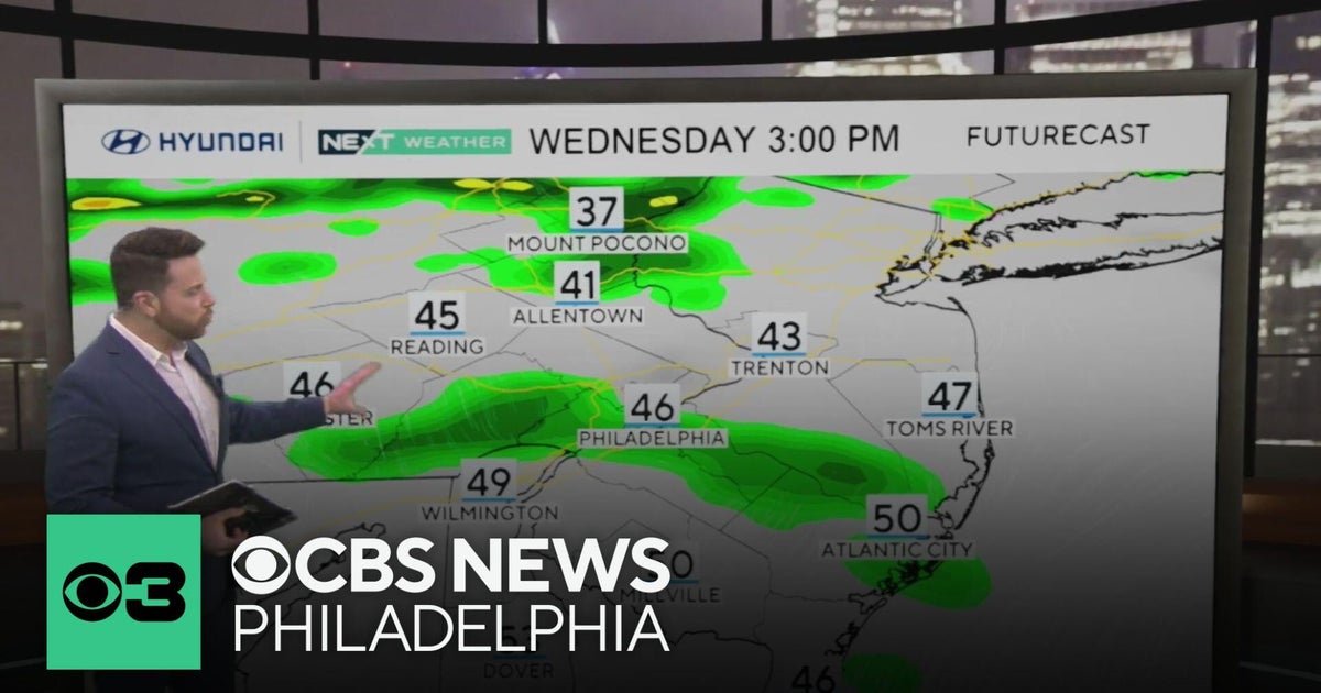 Mild conditions continue in Philadelphia region, tracking the chance ...