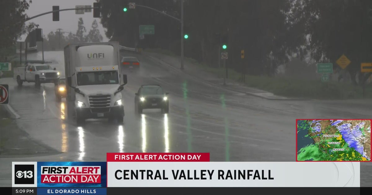 Rain showers drench Stockton as storm moves through Northern California
