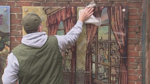 Slavery exhibits reinstalled at the President's House in Philadelphia 