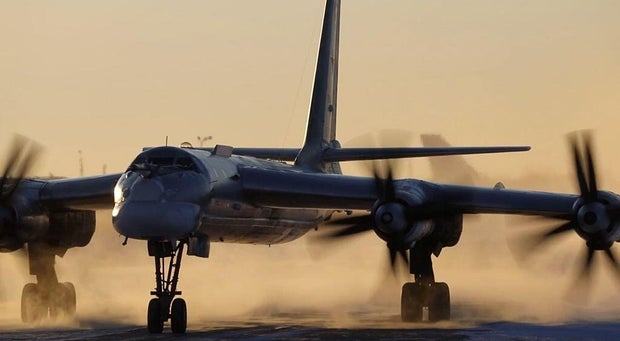 Russian Tu-95 bomber