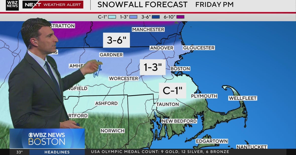 Next Weather: WBZ weather forecast - CBS Boston