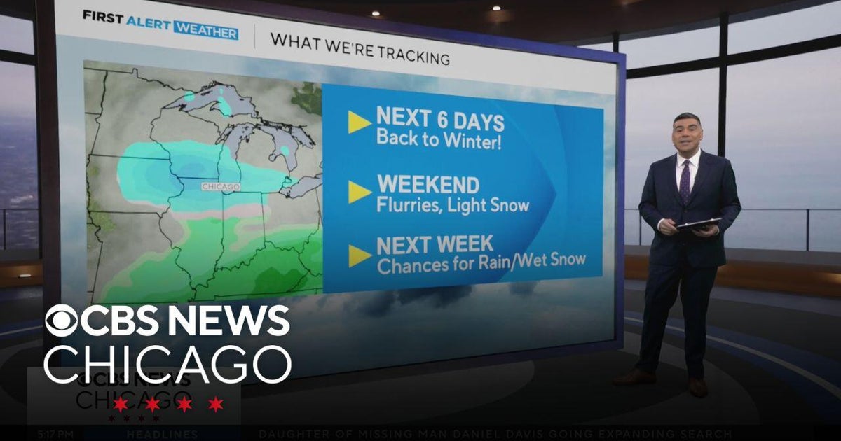 Chicago weather: flurries and light snow this weekend - CBS Chicago