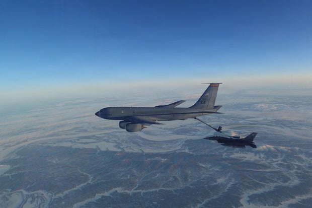 U.S. fighter jets intercept Russian warplanes off Alaskan coast 