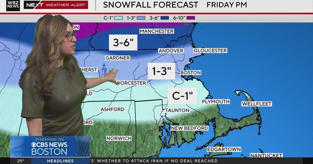 Next Weather: WBZ morning forecast for February 20 - CBS Boston