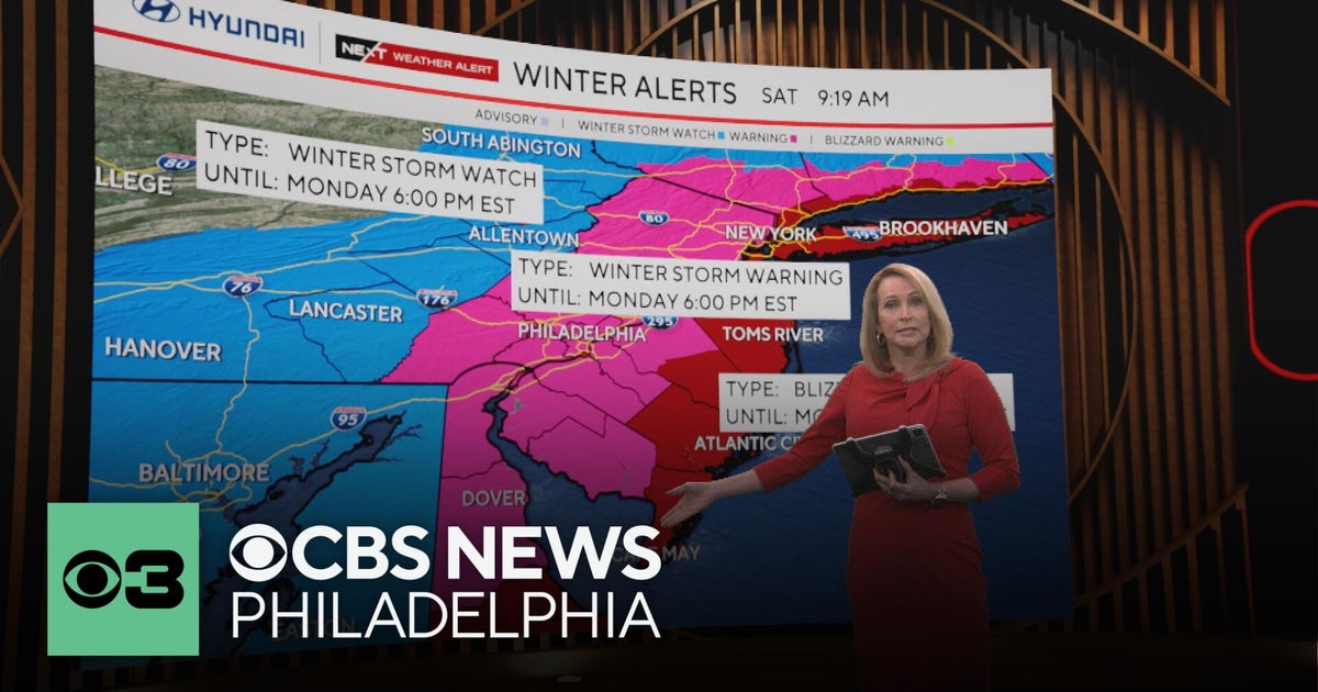 तटीय बर्फ़ीला तूफ़ान, शीतकालीन तूफान की चेतावनी रविवार से सोमवार तक; नवीनतम हिमपात की मात्रा पर नज़र रखना