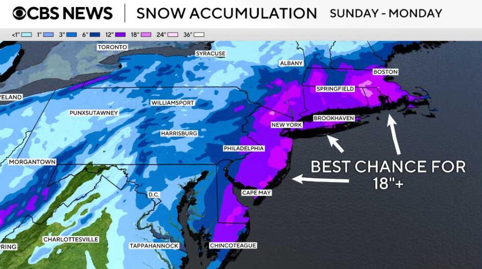 Major winter storm to bring blizzard conditions to East Coast - KTSA