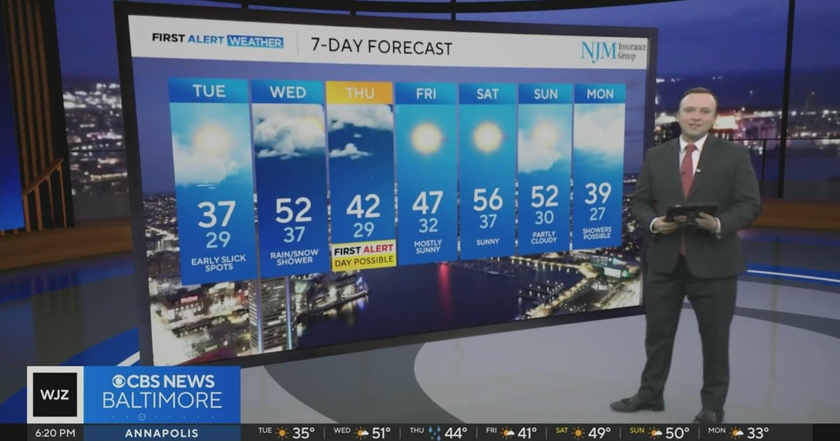 Rollercoaster temperatures this week in Maryland - CBS Baltimore