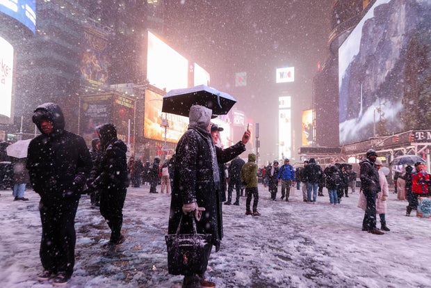 Potential 'Crippling' Snow Aimed At New York City, Northeast