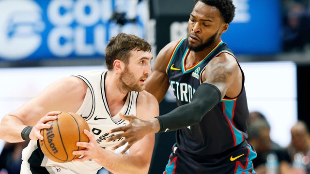 Spurs Pistons Basketball 