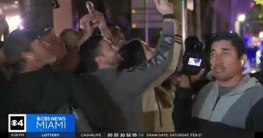 USA Men’s Hockey team celebrates Olympic gold With Miami fans