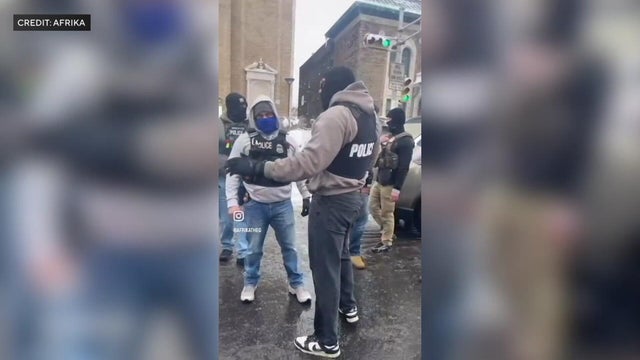 ICE agents in Newark 