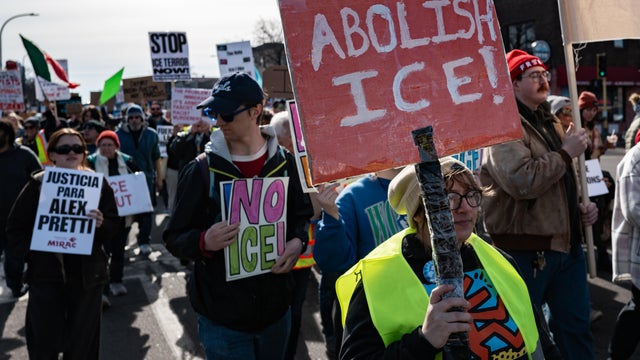 Protest For Immigrants And Against ICE In Minneapolis 