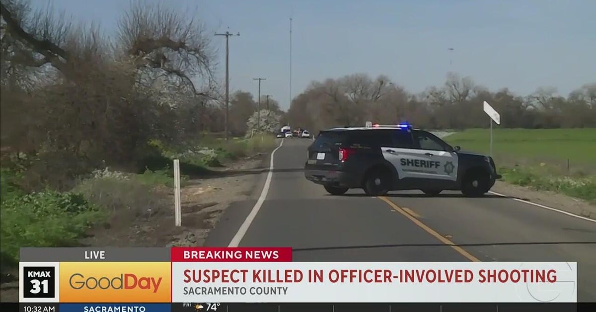 Suspect killed in deputy-involved shooting west of Galt