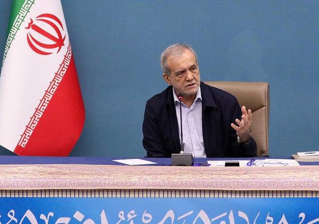 Iranian President Masoud Pezeshkian