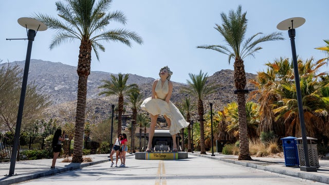 Extreme heat in Palm Springs, CA. 