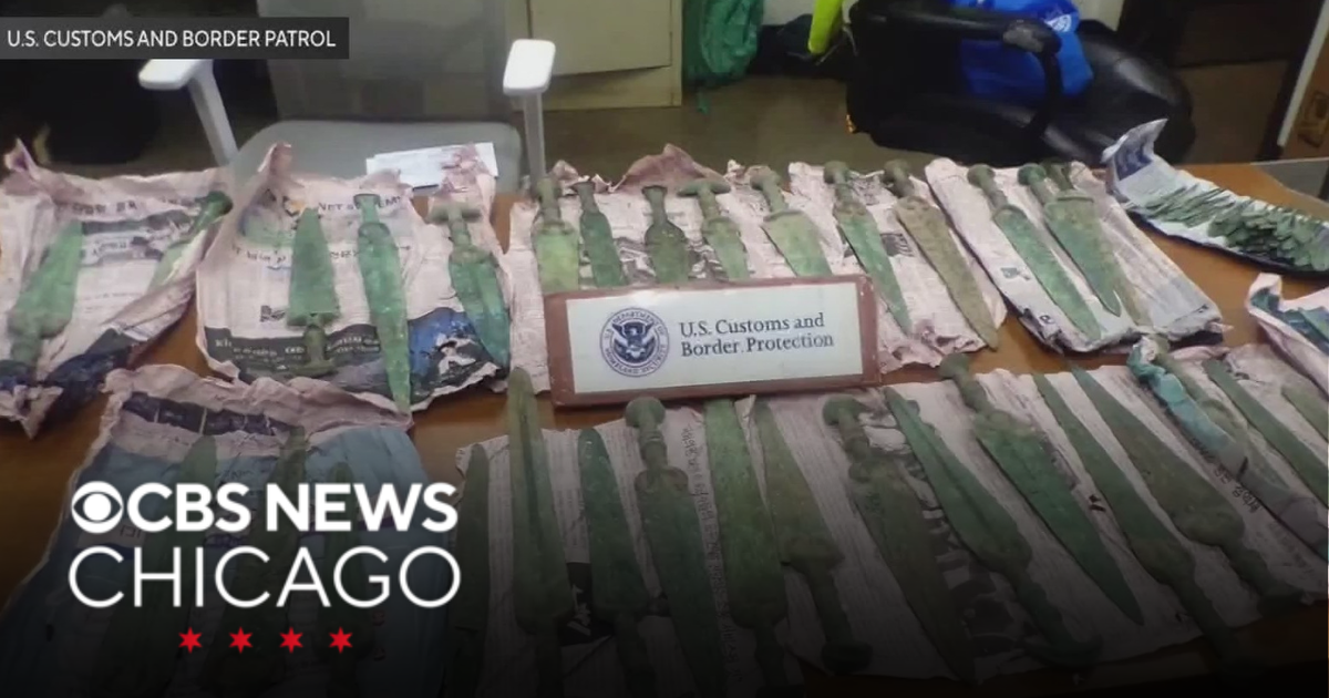 Ancient weaponry seized by U.S. Customs and Border Protection in Philadelphia