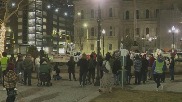 Protesters in Baltimore 
