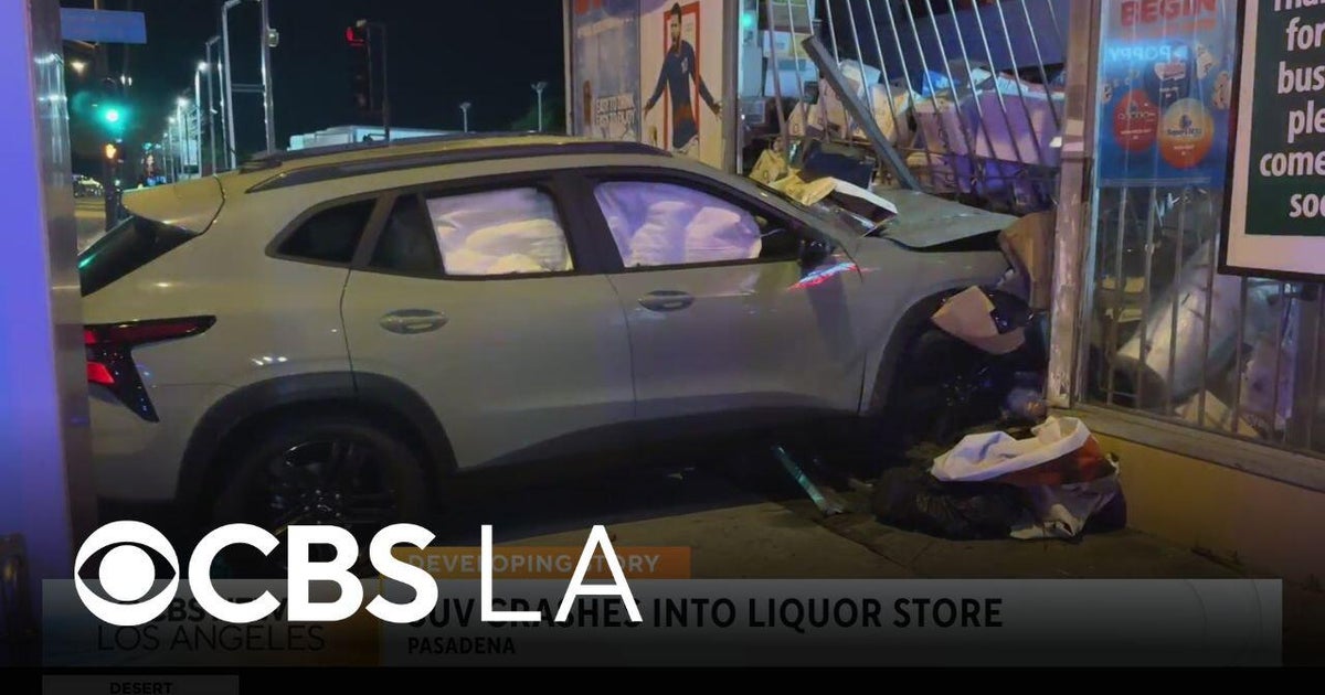 SUV crashes into Pasadena liquor store, driver said brakes locked up ...