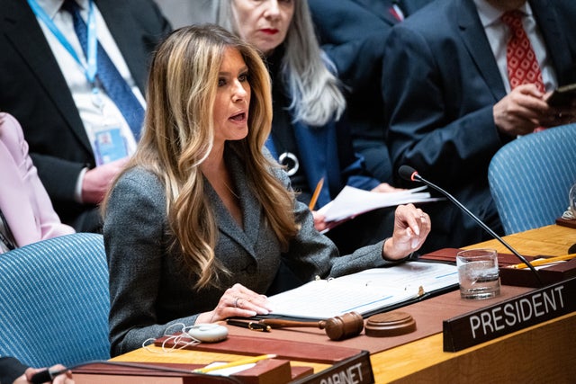 Melania Trump Chairs U.n. Security Council Meeting Amid Ongoing Iran Strikes