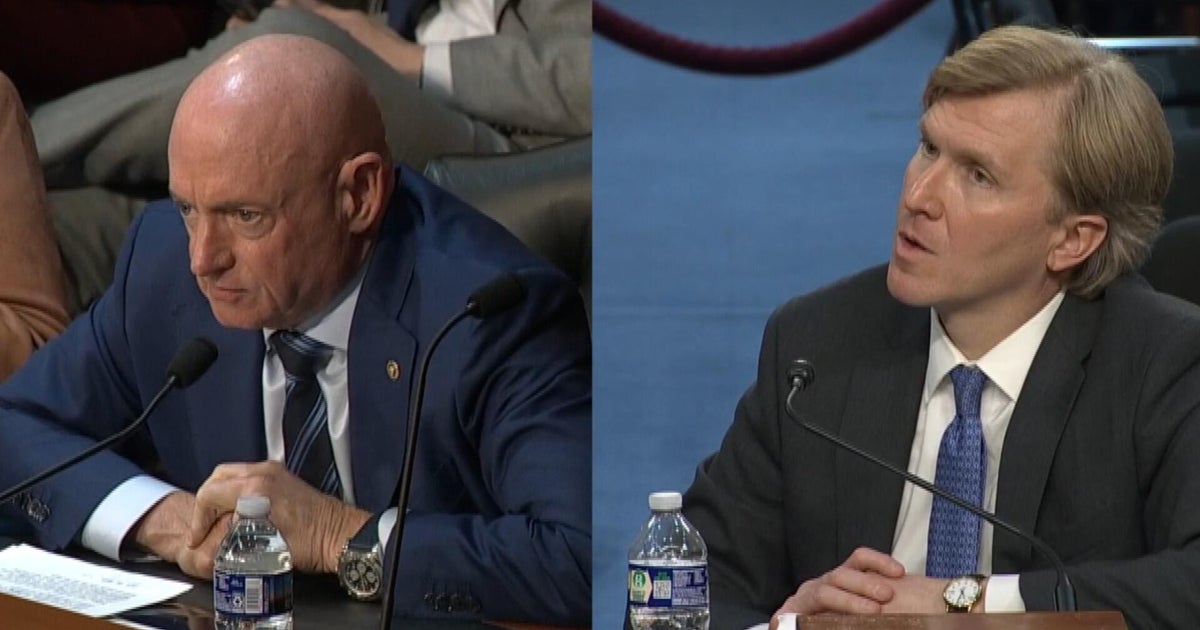 Watch: Mark Kelly questions Pentagon official on U.S. justification to join Israel in war with Iran